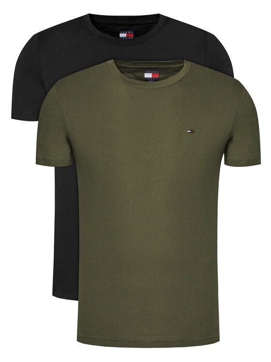 Tommy Jeans Tommy Jeans T-Shirt-Set DM0DM20687 Bunt Regular Fit