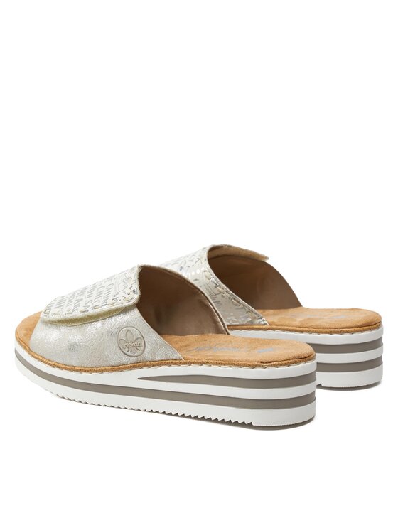 Rieker Rieker Natikači V0290-90 Srebrna