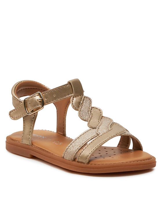 Geox Geox Sandále J Sandal Karly Girl J4535H 0NFQD C2010 M Zlatá