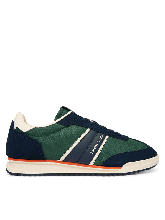Tommy Jeans Tommy Jeans Sneakersy Tjm Retro Runner Cleated Winter EM0EM01664 Granatowy