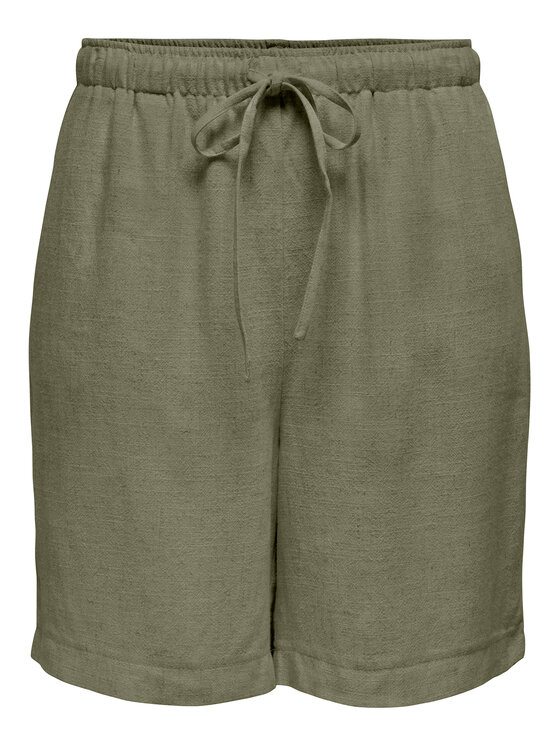 ONLY ONLY Szorty materiałowe Siesta 15333032 Zielony Loose Fit