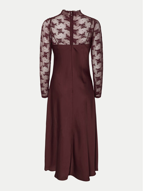 YAS YAS Sukienka koktajlowa Meels 26032597 Czerwony Regular Fit