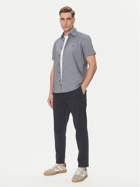 BOSS BOSS Košeľa Rash_2 50537332 Tmavomodrá Regular Fit