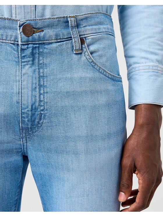 Wrangler Wrangler Jeans Larston Blu Slim Fit