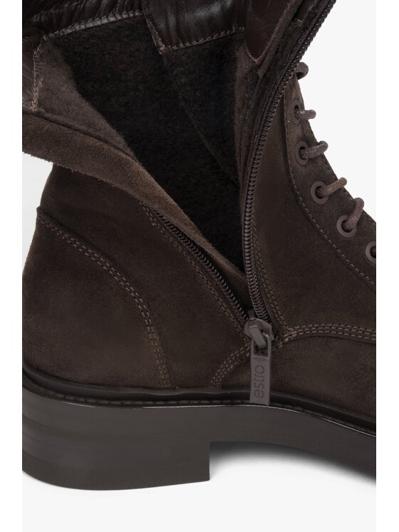 Estro Estro Μποτάκια ER00118380 Καφέ