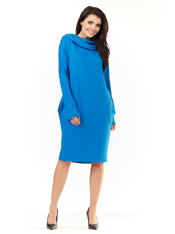 Infinite You Infinite You Vestito da giorno M152 Blu Basic Fit