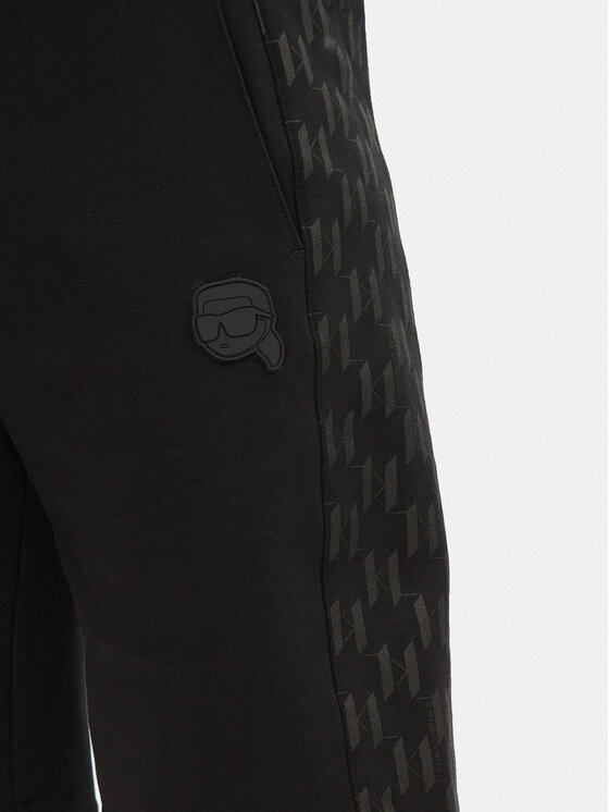 KARL LAGERFELD KARL LAGERFELD Sportovní kraťasy 705071 552951 Černá Regular Fit
