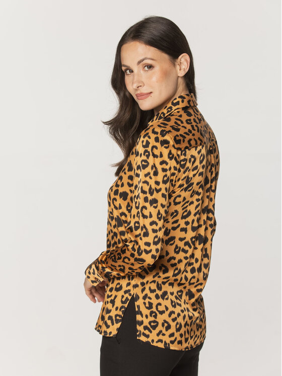 Willsoor Willsoor Koszula 61314 Miedziany Oversize