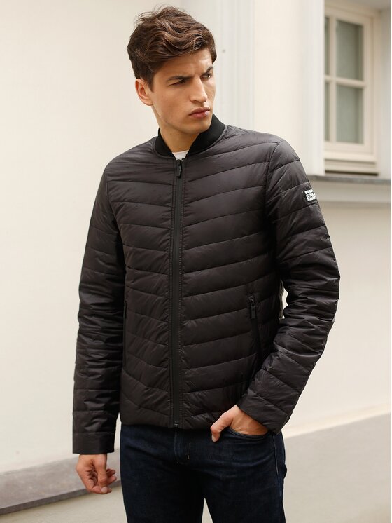 Perso Perso Kurtka przejściowa PKH919021HX Czarny Regular Fit