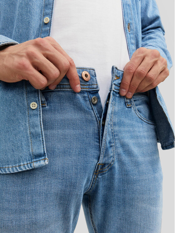 Jack&Jones Jack&Jones Džínsy Tim 12223505 Modrá Slim Fit