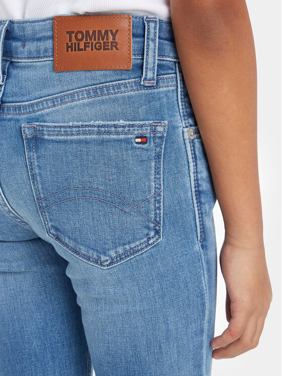 Tommy Hilfiger Tommy Hilfiger Farmer Nora KG0KG07528 Kék Slim Fit