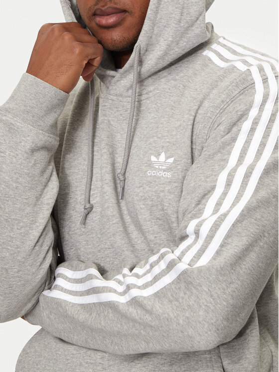 adidas adidas Суитшърт adicolor Classics 3-Stripes IL2496 Сив Regular Fit