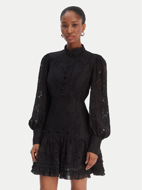 Bardot Bardot Koktejlové šaty Olessia 60268DB1 Černá Slim Fit