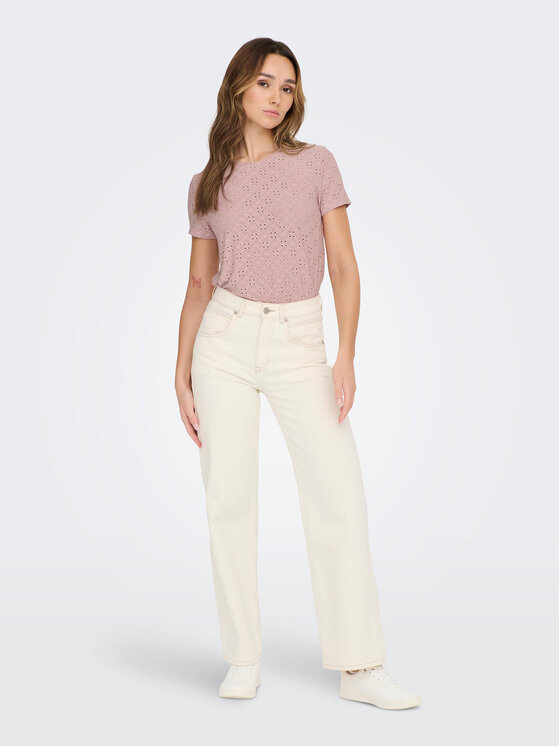 JDY JDY T-Shirt 15158450 Fialová Regular Fit