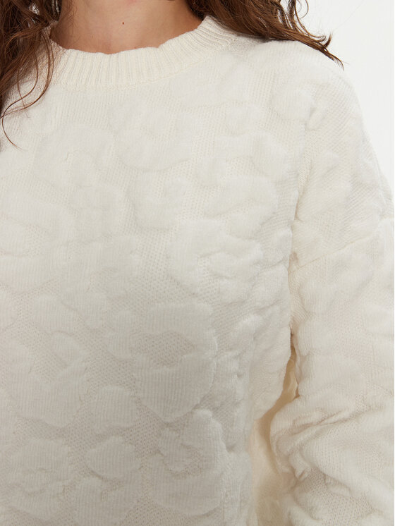 DKNY DKNY Pullover P4MSAQ51 Écru Regular Fit
