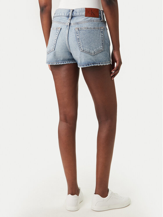 Calvin Klein Jeans Calvin Klein Jeans Jeans kratke hlače LV047F770G Modra Slim Fit