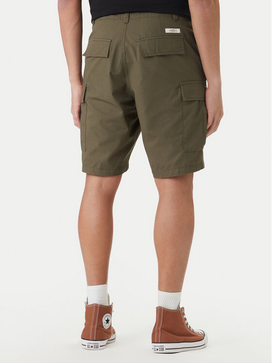 Element Element Bavlnené šortky Legion 21" ELYWS00137 Kaki Relaxed Fit