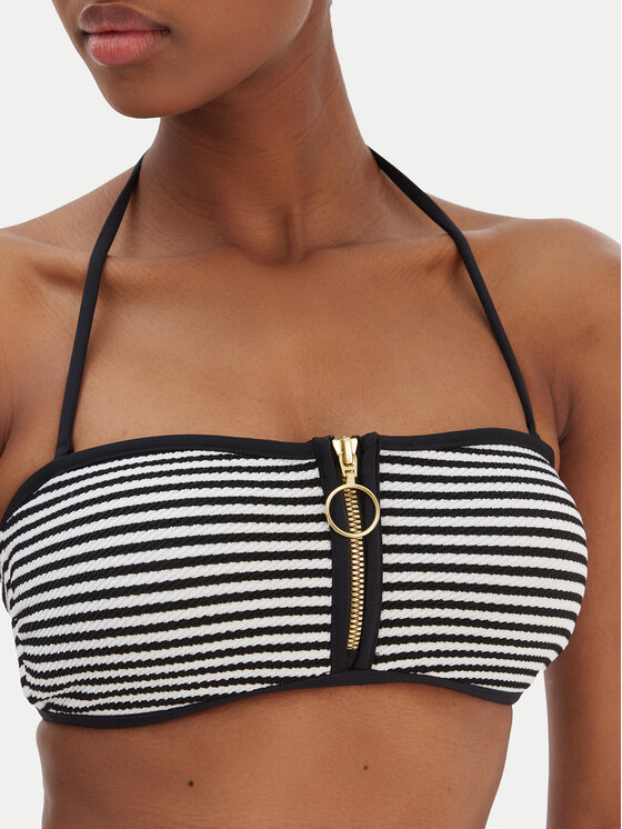 Seafolly Seafolly Bikini partea de sus Clubhouse 30467-281 Negru
