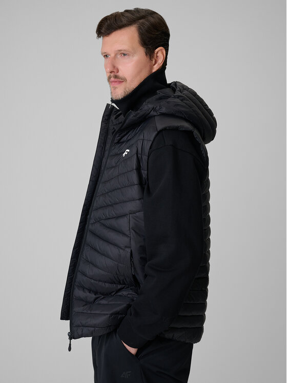 4F 4F Kamizelka BASIC+ Czarny Regular Fit