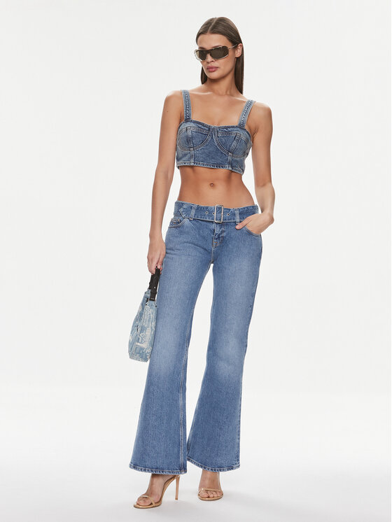 Tommy Jeans Tommy Jeans Traperice Sophie DW0DW17562 Plava Flare Fit