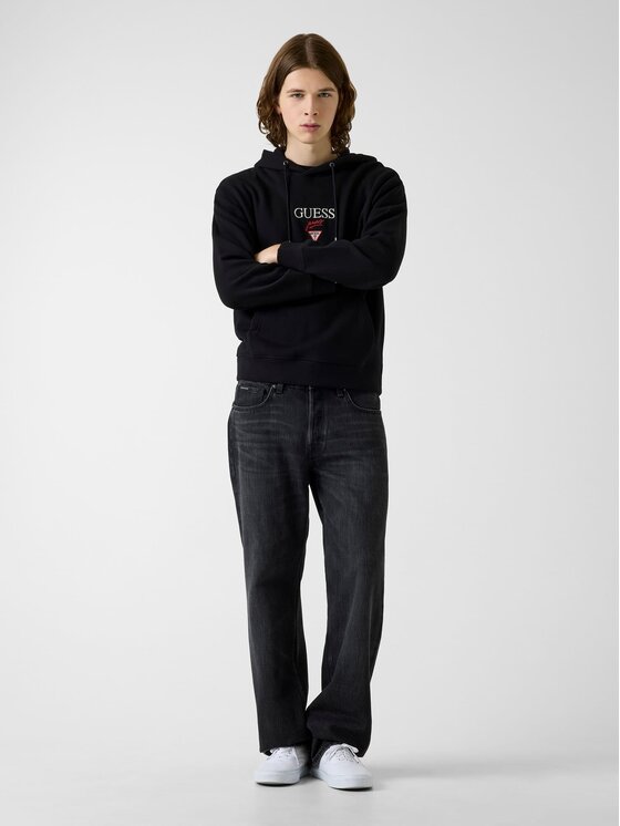 Guess Jeans Guess Jeans Sweatshirt 180299 Schwarz Classic Fit