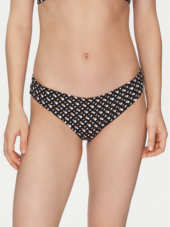 BOSS BOSS Spodní část bikin BB Monogram Classic 50535285 Černá