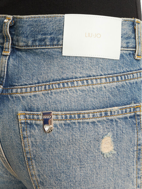 Liu Jo Liu Jo Teksad Selected by Gigi Hadid ZB7306 D0418 Sinine Straight Leg