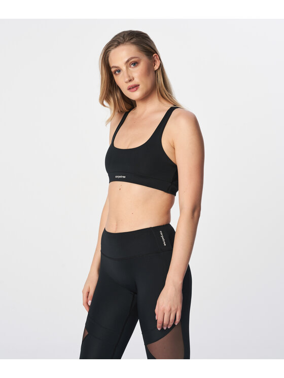 Carpatree Carpatree Biustonosz sportowy Rei Czarny