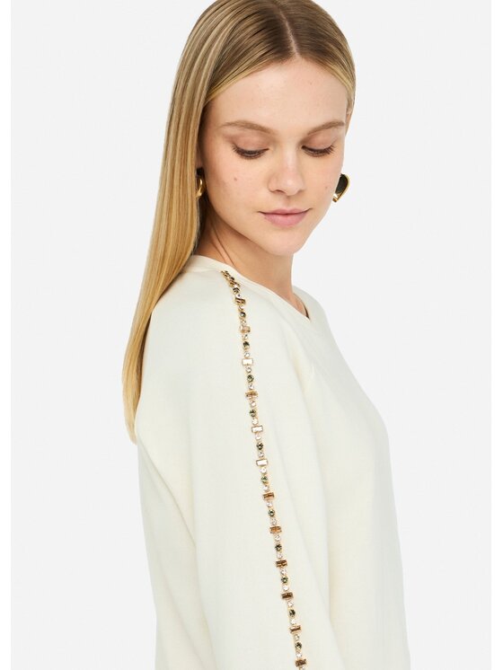 Liu Jo Liu Jo Felpa TF5114FS32110103 Bianco Regular Fit