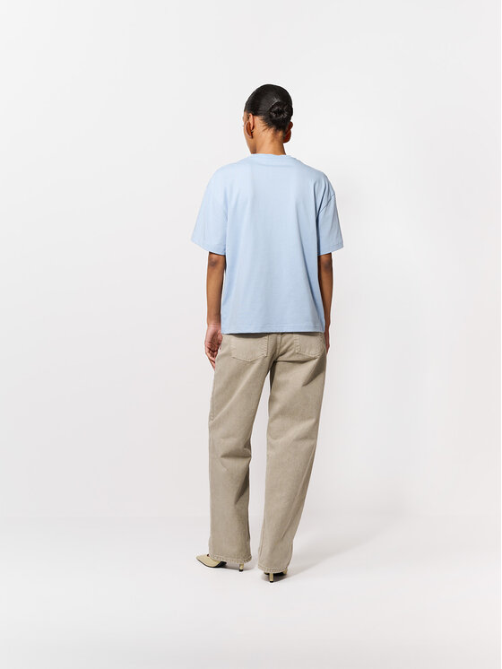 La Mania La Mania T-shirt CARENA Blu Basic Fit