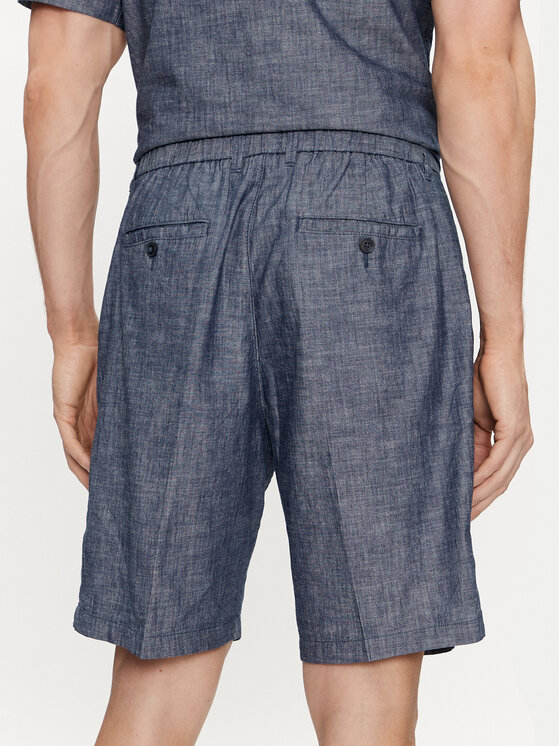 United Colors Of Benetton United Colors Of Benetton Szorty materiałowe 4WV1U9005 Granatowy Regular Fit