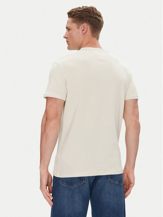 Tommy Jeans Tommy Jeans T-shirt Badge DM0DM20322 Bež Regular Fit