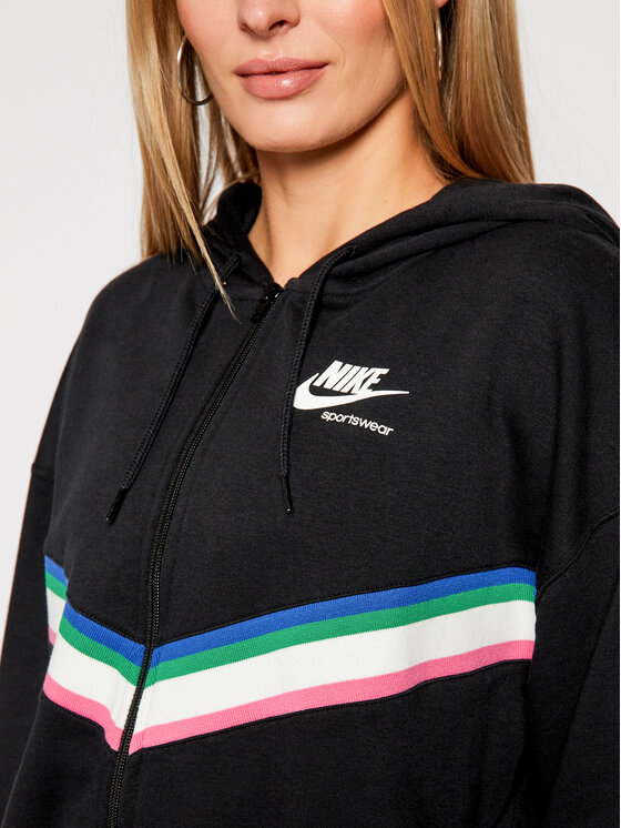 Nike Nike Felpa Nsw Heritage CU5902 Nero Loose Fit