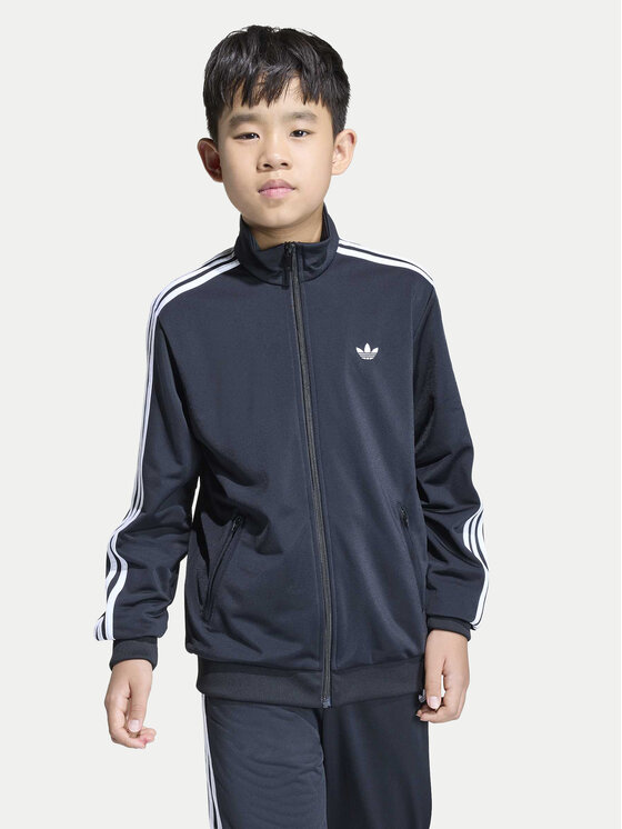 adidas adidas Pulóver Firebird Loose Track Top KE0892 Fekete Regular Fit