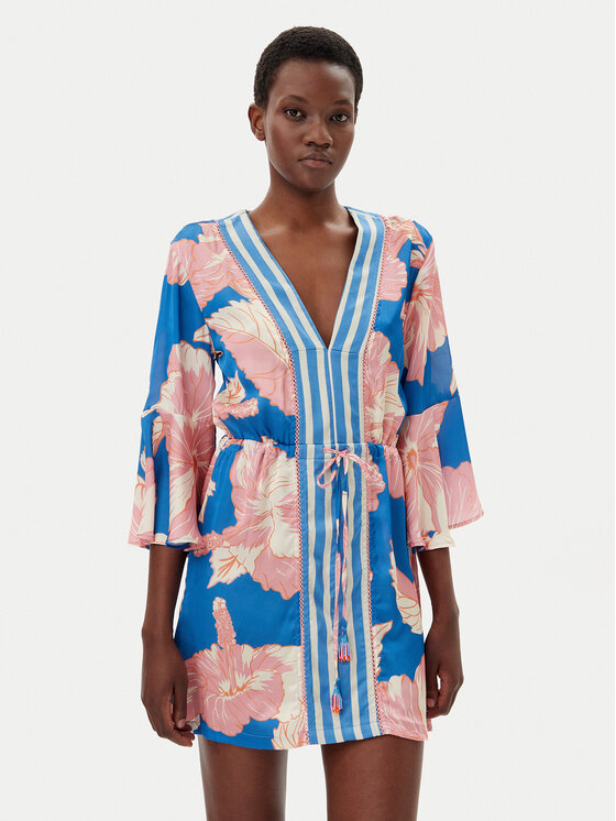 Maaji Maaji Haljina za plažu Magnolia Mirage Enjoyable PT2472CPO006 Plava Regular Fit