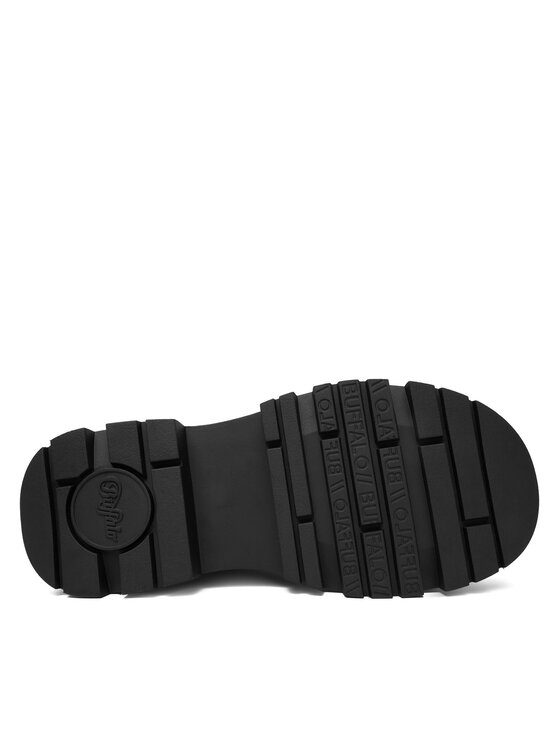 Buffalo Buffalo Polokozačky Dione Biker Boot Mid 1270127 Černá