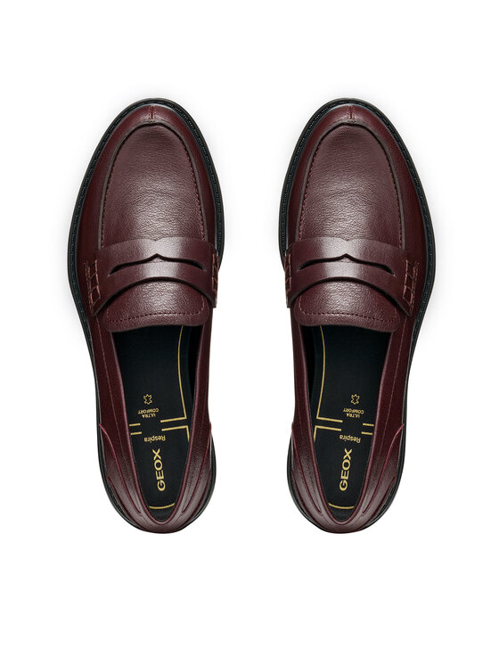 Geox Geox Mokasini D Walk Pleasure D36TGF 00081 C7011 Bordo rdeča