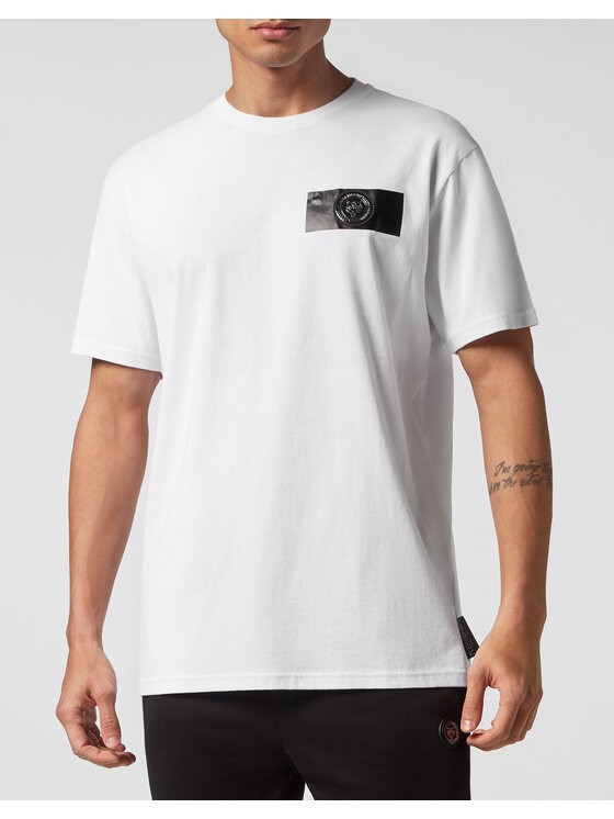 Plein Sport Plein Sport T-Shirt 3373 Biały Regular Fit