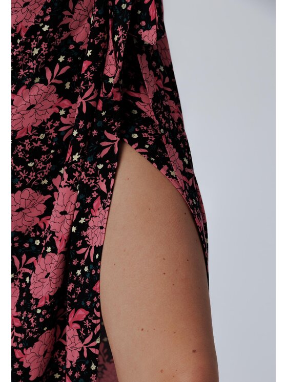 LAURELLA LAURELLA Každodenné šaty 4TU033 Čierna Regular Fit