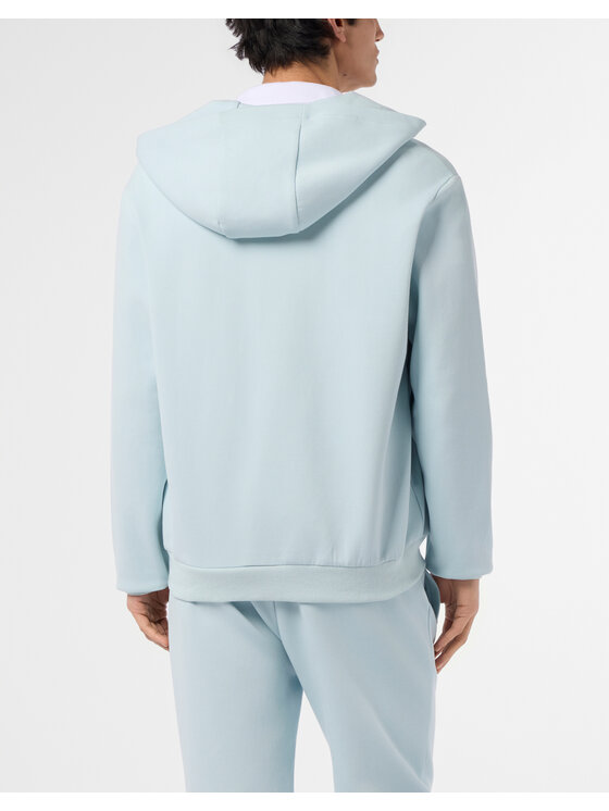 Plein Sport Plein Sport Felpa 29087 Celeste Athletic Fit