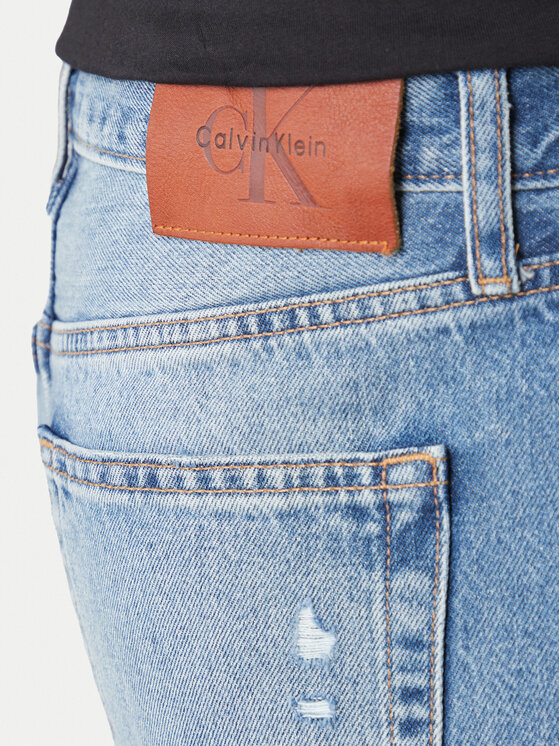 Calvin Klein Jeans Calvin Klein Jeans Džínsové šortky LV04RF790G Modrá Slim Fit