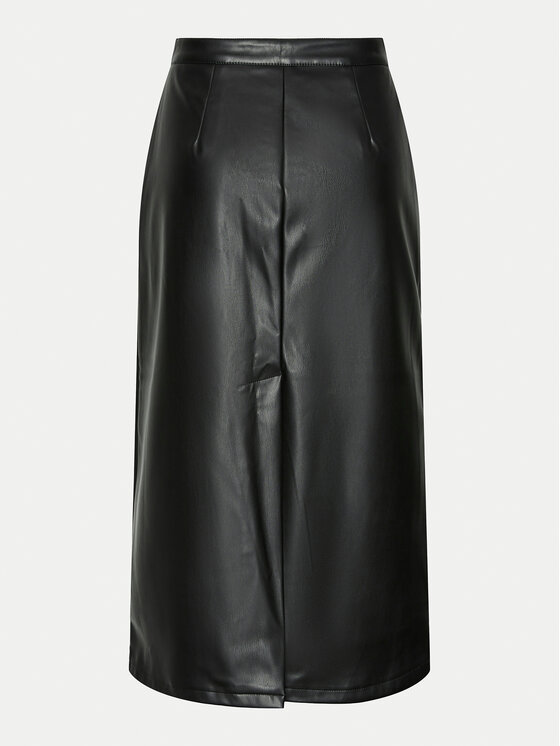 Pieces Pieces Gonna in similpelle Neeth 17151696 Nero Regular Fit