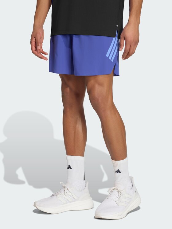 adidas adidas Szorty sportowe 158762 Niebieski jasny Regular Fit