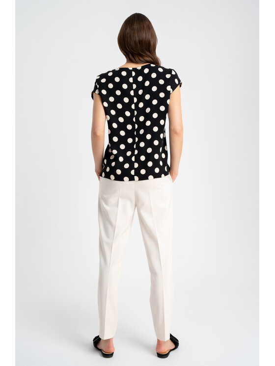 CLICK CLICK Μπλουζάκι 10-6756 Μαύρο Loose Fit