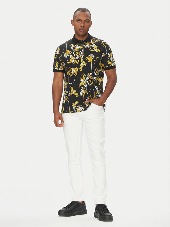 Versace Jeans Couture Versace Jeans Couture Jeans hlače 78GAB5D0 Bela Slim Fit