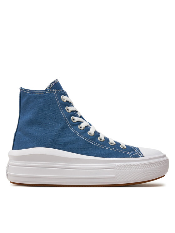 Converse Plátenky Chuck Taylor All Star Move Platform A09395C Modrá