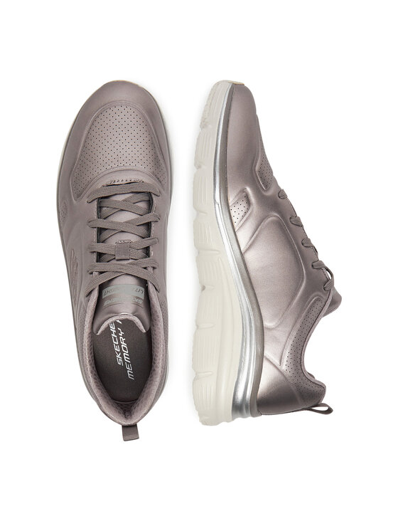 Skechers Skechers Sneakersy FASHION FIT - GLOW UP 149749 PEW Srebrny
