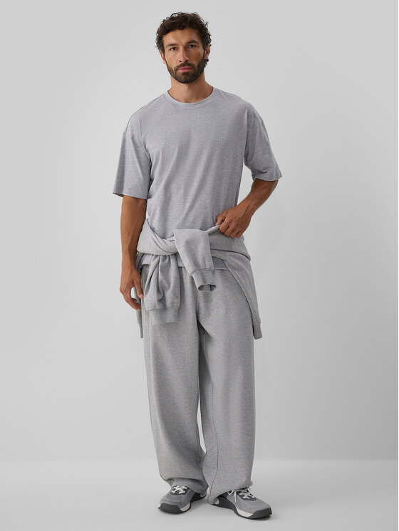 4F 4F T-Shirt COMMERCIAL Szary jasny Loose Fit