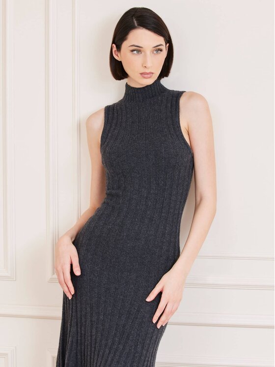 Guess Guess Sukienka codzienna 168215 Szary Classic Fit