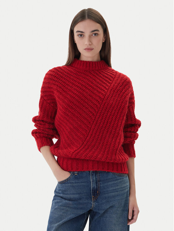 Mustang Mustang Светр Erin 1017072 Червоний Relaxed Fit
